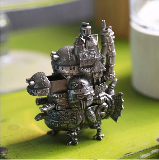 Ceny Fajne darmowa wysyłka anime miyazaki hayao ruchomy zamek Howl 3D metal model edycja limitowana lalki dekoracyjne zabawki dla dzieci prezent