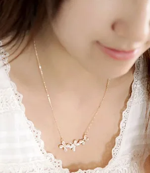 

Austria crystal opal butterfly short necklace/korean luxury jewelry woman accessories wholesale/collier femme/halskette/collana