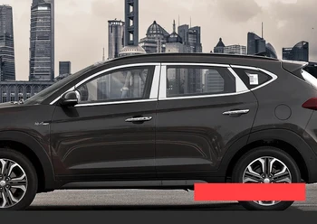 

Stainless steel Exterior Window Sill Lid Trims car accessories for hyundai tucson 2016 2017 2018 Car Styling