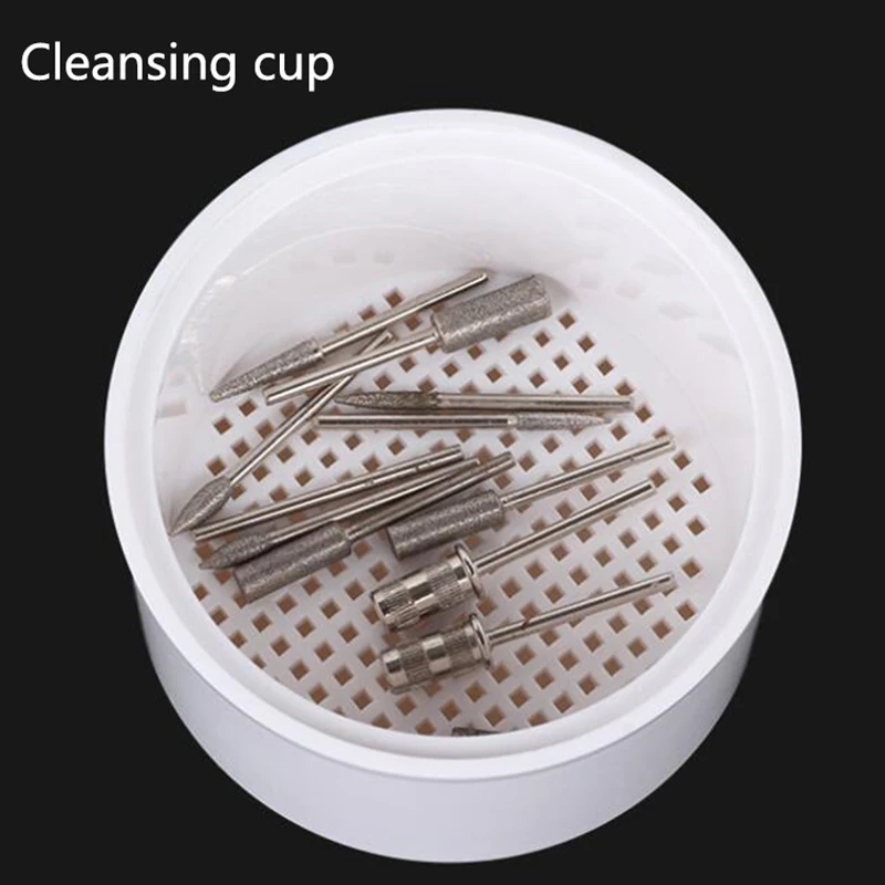 

Nail Art Sanding Drill Bit Cleansing Cup Manicure Pedicure Accessory Tools Wash Disinfect Device Multi Use Nails Equipment New
