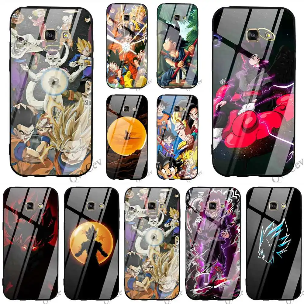 

Protective Dragon Ball Z Gofu Tempered Glass Phone Cover for Galaxy S10 Case S7 Edge Note 8 9 Samsung S8 S9 Plus Cases