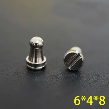 

50pc Q25 Solid Brass belt screw Chicago Screw Leathercraft Silver