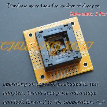 

TQFP100 LQFP100 QFP100 test socket(With terminal board) Pitch=0.5 Size=14x14mm/16x16mm