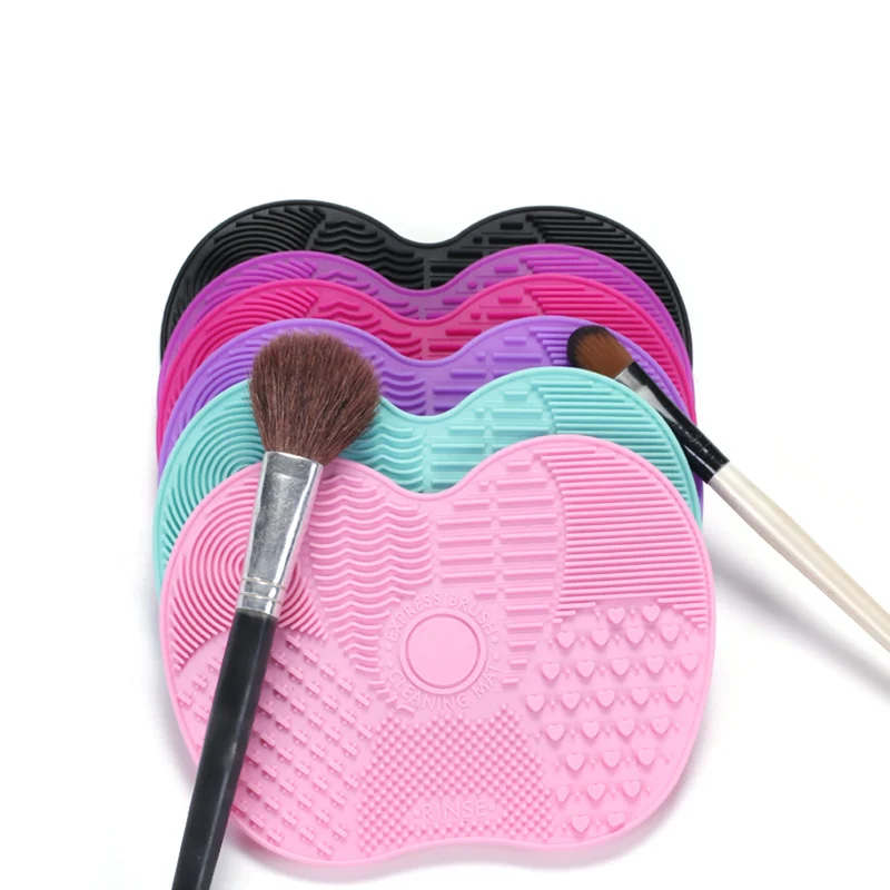 

Hot Sale Newest Silicone Brush Cleaner Cosmetic Make Up Wash Brush Gel Cleaning Mat Foundation Make-Up Brush Cleaner Pad Board