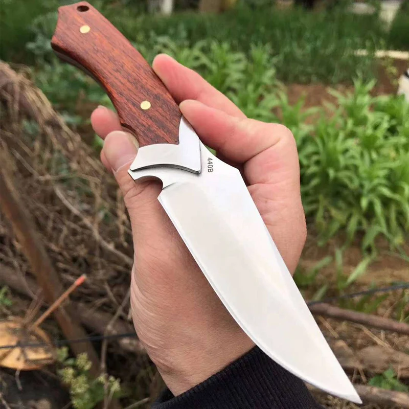

Wilderness Survival Knife 58HRC High Hardness Outdoor Multifunction Hunting Knife Camping Hiking EDC Hand Tool Military Saber