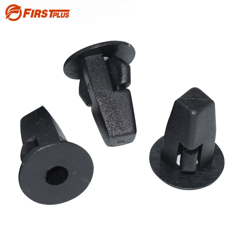 100 x Plastic Clips Car Fender Front Bumper Door Trim Panel Rivets Auto
