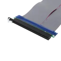 pci express riser חם PCIe 16X PCI Express PCI-E 16X זכר ל 16X נקבה Slots Riser Extender כרטיס מתאם גמיש כבל 15 ס"מ C26 (5)