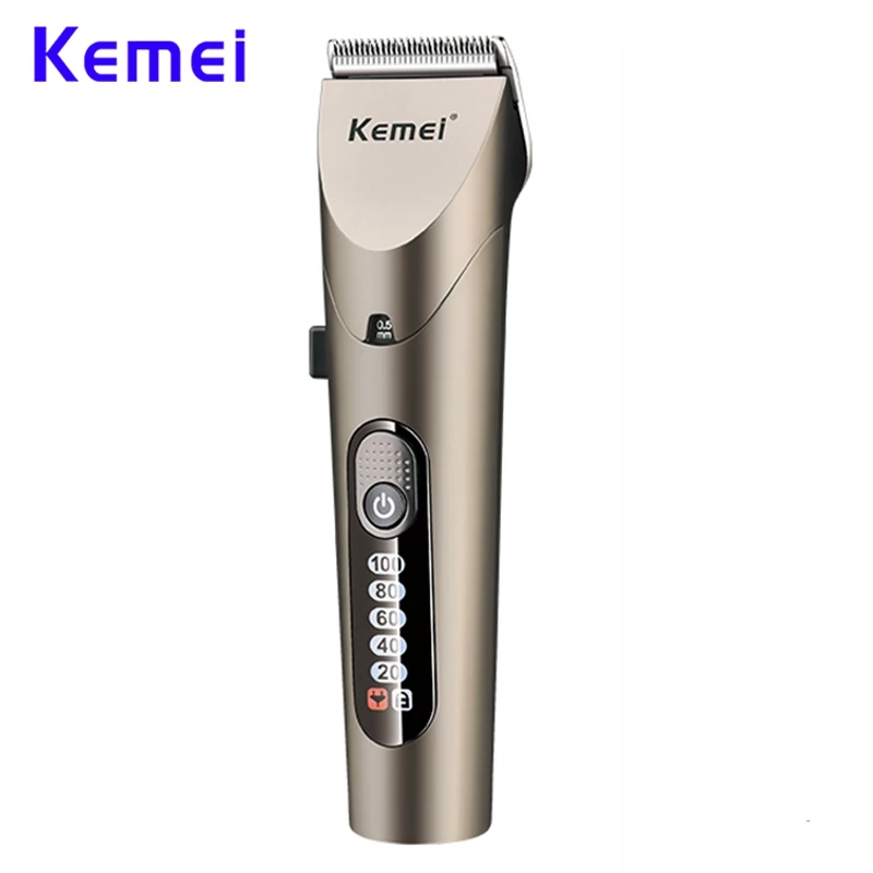 Kemei km-1627 аккумуляторные электрические триммеры для волос стиль Профессиональная Беспроводная Машинка для стрижки волос Бритва резак Парикмахерская Бритва для бороды