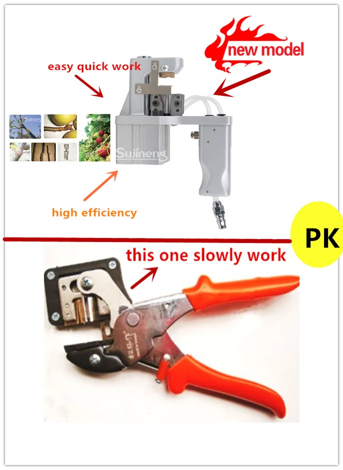 

New Air Grafting tool Machine foot grafting shears hand Grarfting free shipping grafting fruit garden shears pruning graftig