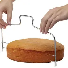 Цена 3 шт./лот Инструменты для торта резак для коржей двухслойный ломтик торта инструменты для выпечки 3193