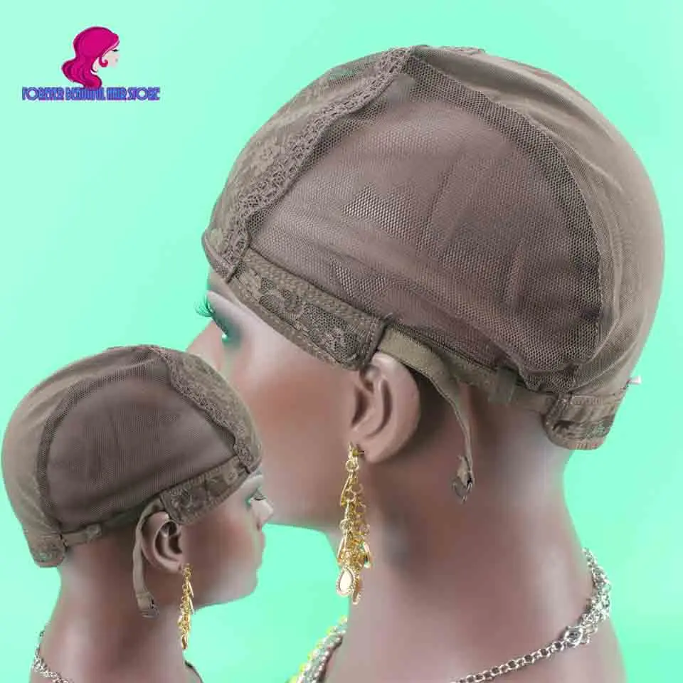 Top Quality 5 pcs/lot Jewish Glueless Wig Caps For Making Wigs Medium