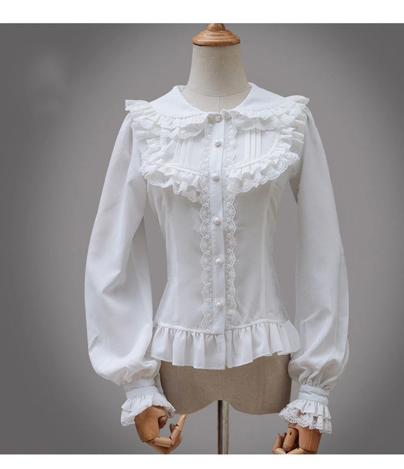 frilly blouses uk