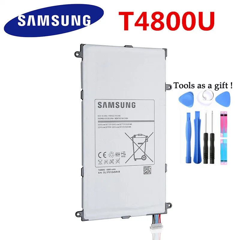 Samsung T4800U T4800E samsung Galaxy Tab Pro 8,4 в SM-T321 T325 T320 T321 планшет запасной аккумулятор ПК 4800 мАч