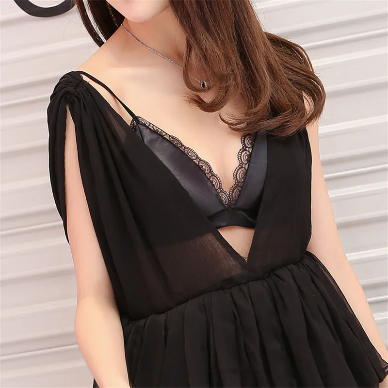 

2019 new arrival Fashion sexy women underwear Comfortable Lace bralette Wireless bra women for Backless wear Brassiere