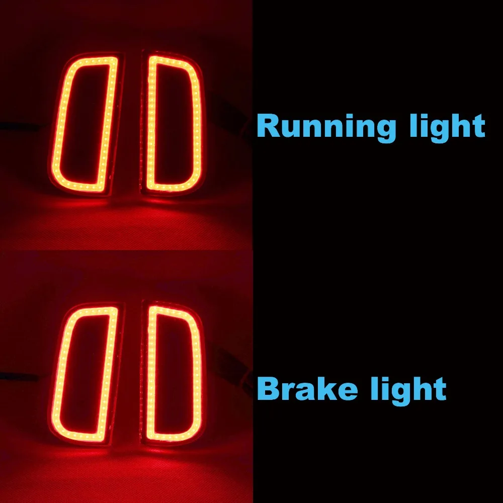 Автомобильный светодиодный задний сигнальный фонарь, автомобильный тормозной светильник, ходовая лампа, светильник поворота для Honda CIVIC-одна пара