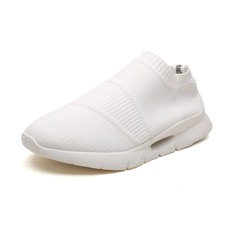 

Men shoes Flying woven socks shoes deodorant breathable men's shoes tide shoes non-slip male students tie casual stripes 6J7732