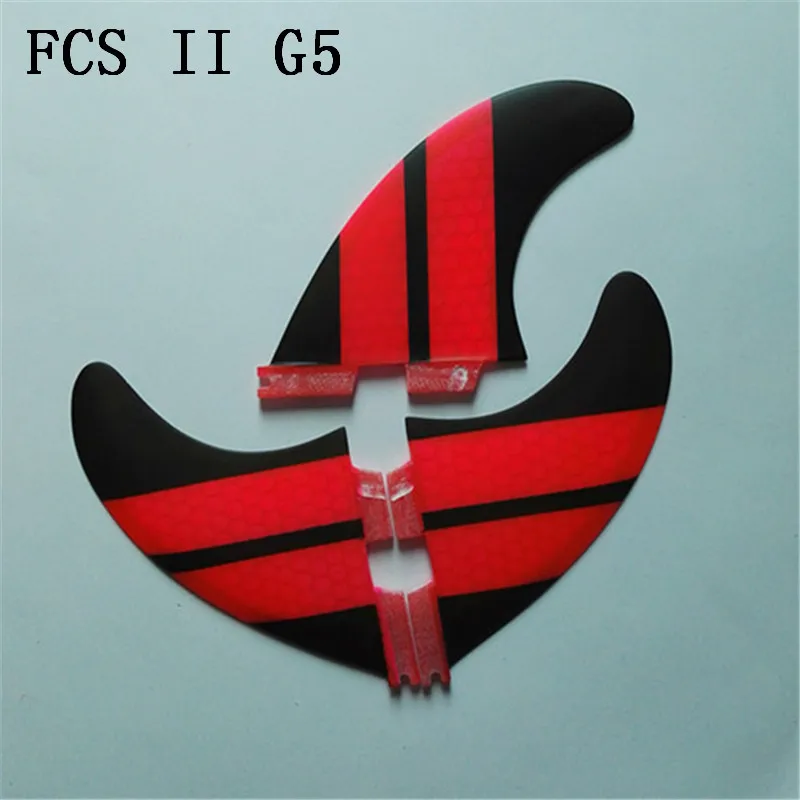 Розовый Srfda плавника дя серфинга высокого качества FCS II G5 плавники доски для серфинга с стекловолокна мед гребень материала для серфинга FCS2-004 Размер M - Цвет: Розовый
