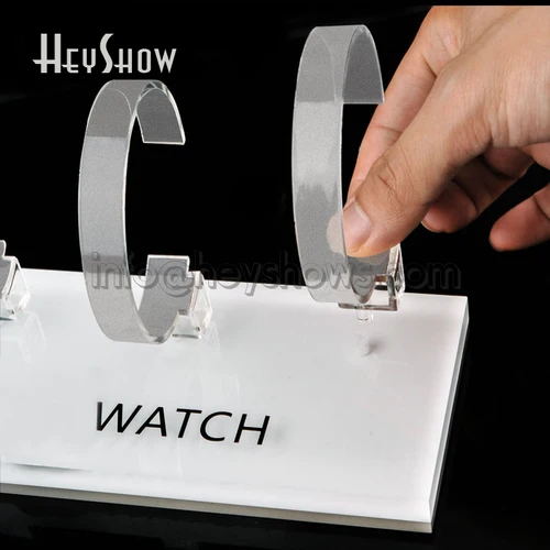 Apple Watch 디스플레이 스탠드, 아크릴 스마트 시계 홀더, iWatch 쇼 베이스, 투명, 소매점용 범용, 3 in 1 6