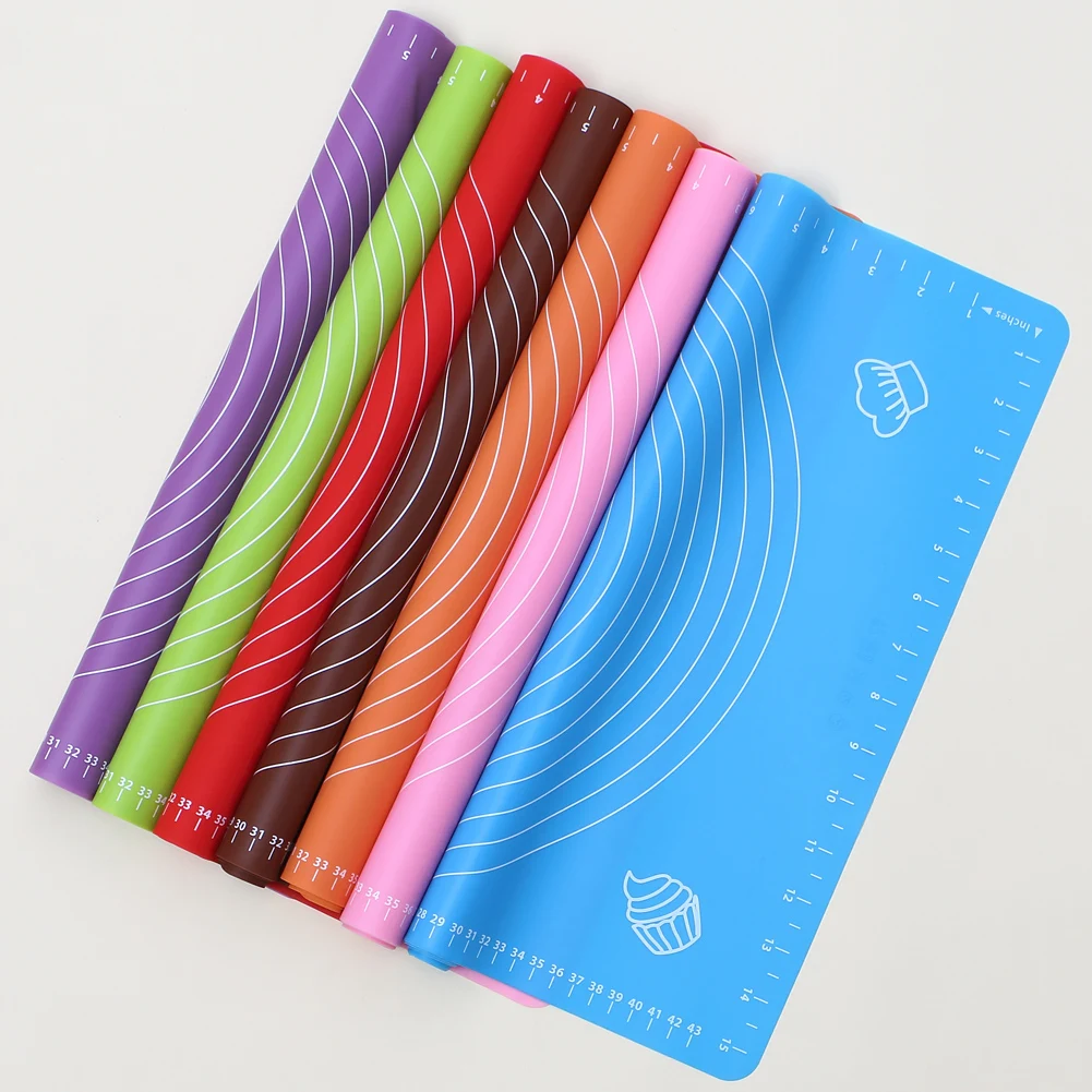 50*40 cm Silicone Baking Mat Pastry Scale Liner Heat Resistance