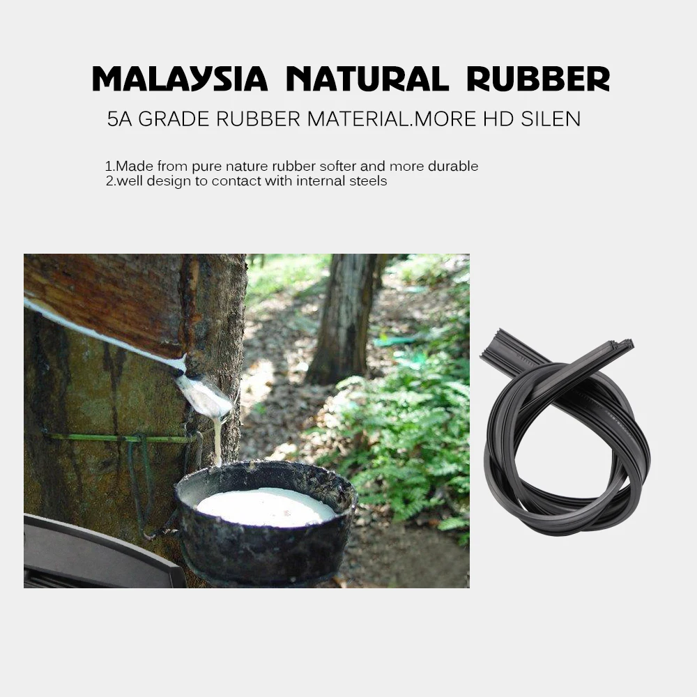 Günstige BEMOST Auto Scheibenwischerblätter Natürliche Gummi Für Nissan X Trail T30 T31 T32 ModelYear Von 2001 zu 2018 Fit U Haken Arm