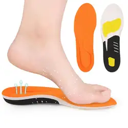 Обувь Pad пот поглощают спортивные бег ортопедические стельки противоударный арки поддержка Уход за ногами Подушка мягкие эластичные