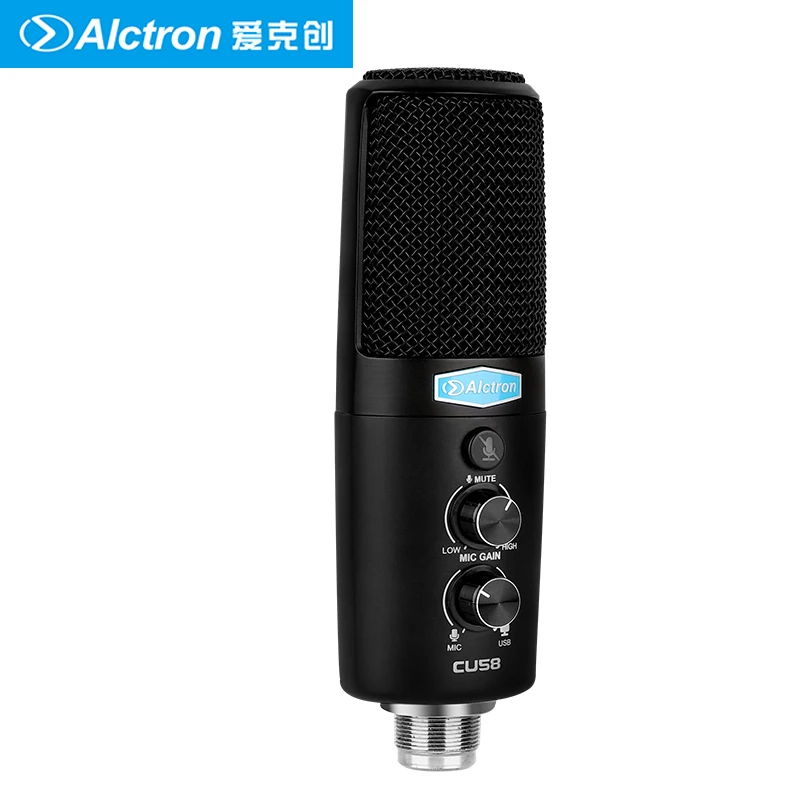 Alctron CU58 Настольный конденсаторный микрофон USB используемый в вещании|Микрофоны| |