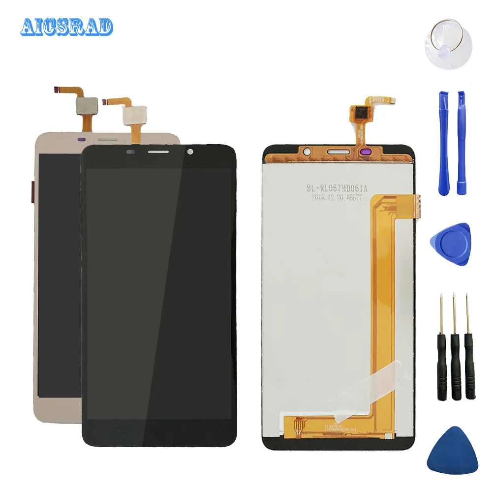 Оригинальный ЖК-дисплей AICSRAD для Leagoo M8 / M 8 Pro + дигитайзер сенсорного экрана