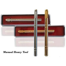 High Quality Professional Gold Embroidery eyebrow tattoo pencil Manual tool heavy steal Eyebrow Tattoo Pen with retail box