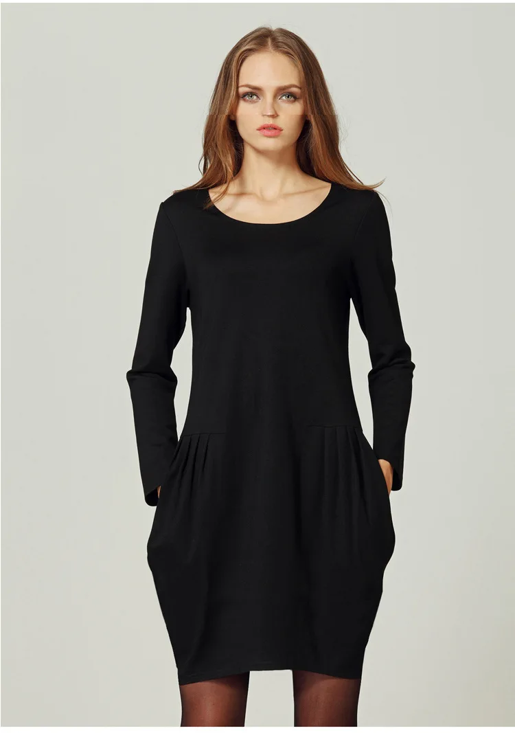 New Spring Black Dress Slim Was Thin Female Fat Mm Large Size Women S Fashion Clothing