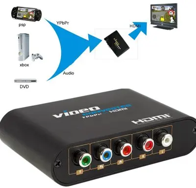 354 Component Video (YPbPr) to HDMI converter,YPbPr to HDMI video converter,1080P video YPbPr& Audio R/L to HDMI adapter 354 Component Video (YPbPr) to HDMI converter,YPbPr to HDMI video converter,1080P video YPbPr& Audio R/L to HDMI adapter