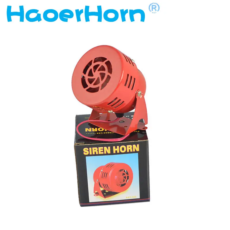 

Universal Car GZHAOE Horns Speaker 12V Automotive 3 "Air Raid Siren Horn Car Truck Motorcycle Driven Alarm Red LoudSound Alarm