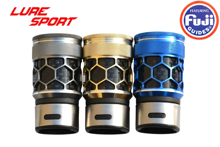 Peça de Assento de Carretel Porca de Favo de Mel Tampa de Alumínio Tubo de Carbono Haste de Reparo de Componente de Construção Luresport Fuji Acessório Kdps16 Diy 7 Varas de pescar