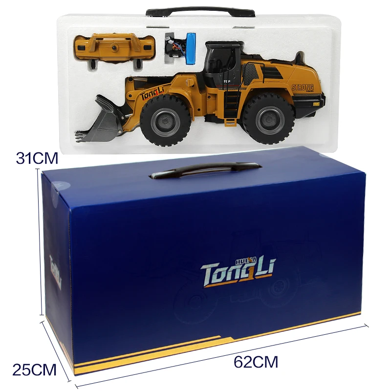 Tongli Huina бульдозер с дистанционным управлением RC игрушечный инженерный