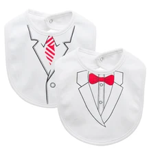 Новинка, 2 шт./партия, слюнявчик для младенца, полотенца, одежда для малышей, забавная одежда для малышей, аксессуары для малышей, слюнявчик для мальчиков, слюнявчик, слюнявная ткань