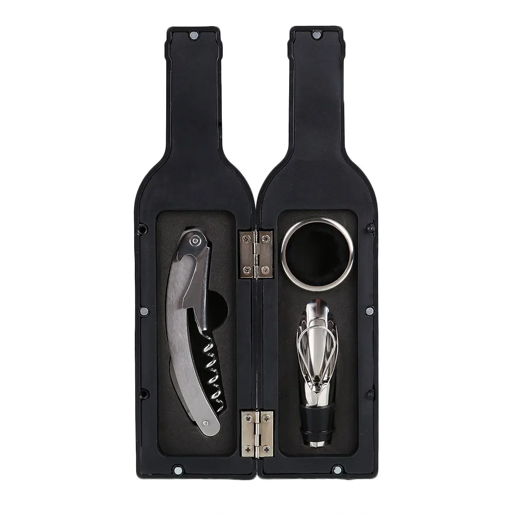 

Kitchen Creative Designed Red Wine Corkscrews Bottle Opener Wine Pourer Barware Drinkware Tool Sets Home Convenient Wine Open