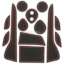 For 2016 2017 2018 Toyota C-HR CHR C HR Gate Slot Pad Non-slip Cup Mats Anti Slip Door Groove Mat Interior Car Styling Accessory