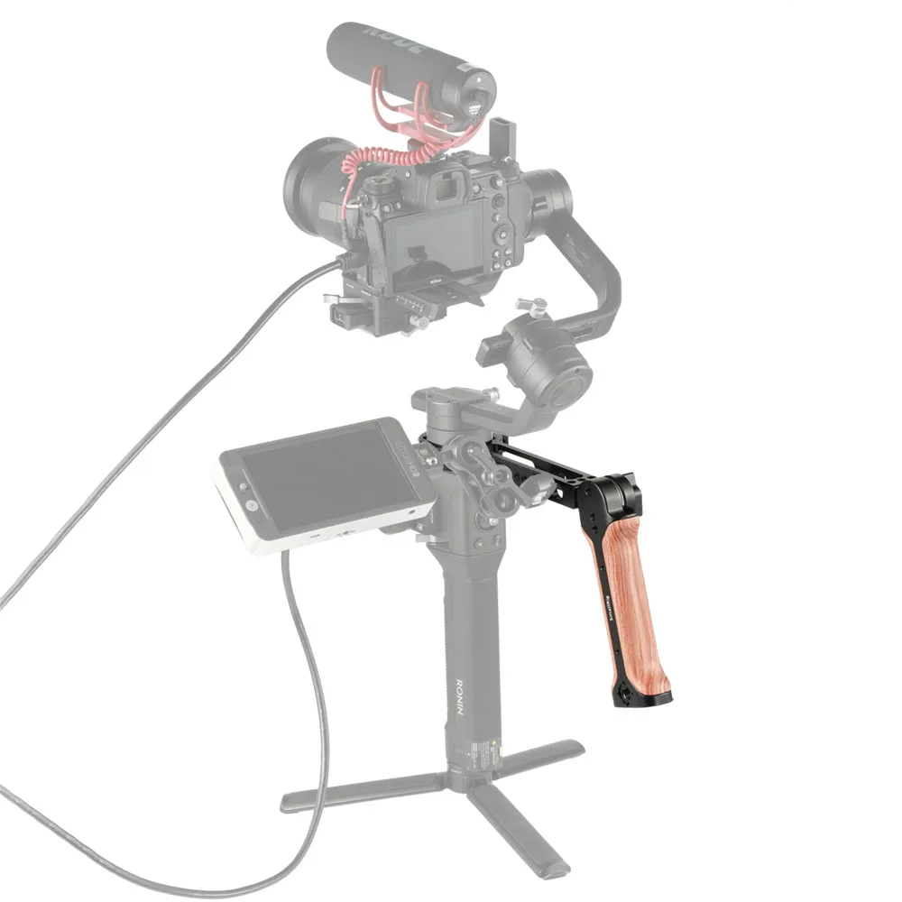 Стабилизатор SmallRig для DSLR камеры Ronin S деревянная рукоятка с двумя ручками DJI RoninS