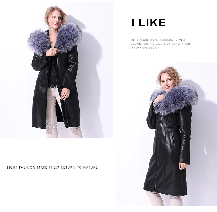 Women Leather Jacket Winter Long Coat Hooded Fur Collar Parkas Plus Size 8XL Leather Coat Women Zipper Thick Warm Jackets 2018 CH691 (15)