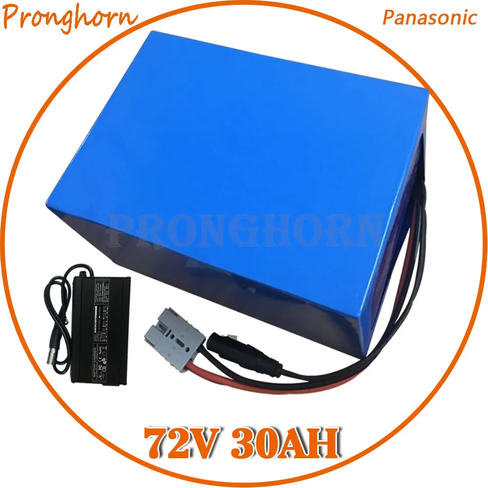 72 V 30AH литий-ионный аккумулятор Ebike Используйте телефон panasonic 72 V 2000 W 3000 W 4000 W Аккумулятор 72 V 30AH скутер аккумулятор с зарядным устройством