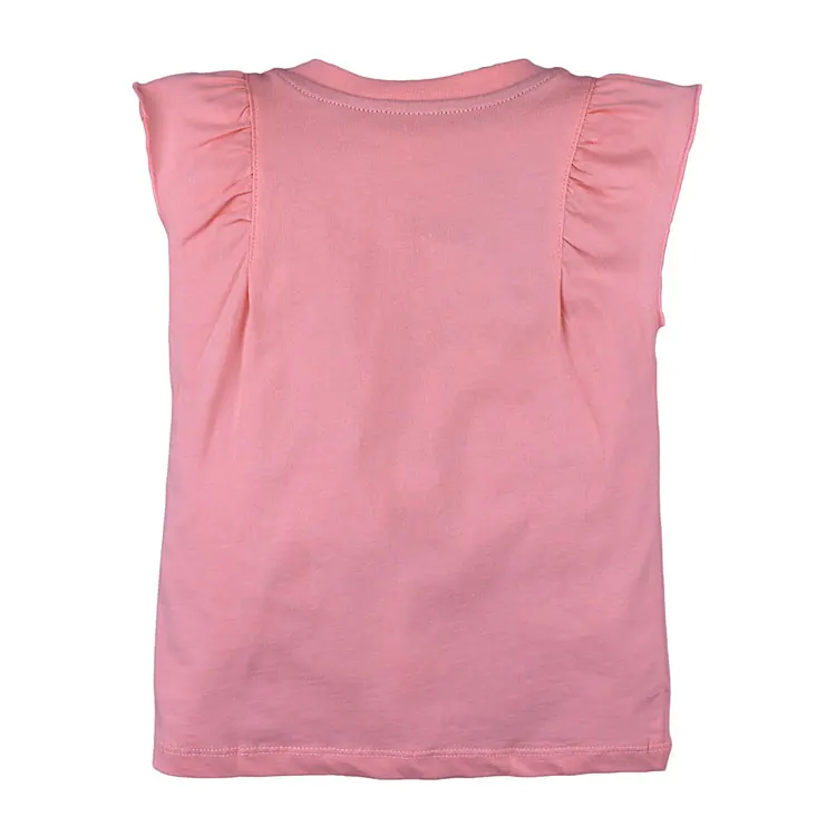 Elvesnest/футболка для маленьких девочек; хлопковая футболка без рукавов для девочек; летняя детская одежда для девочек; топы с рисунком; детская одежда для девочки