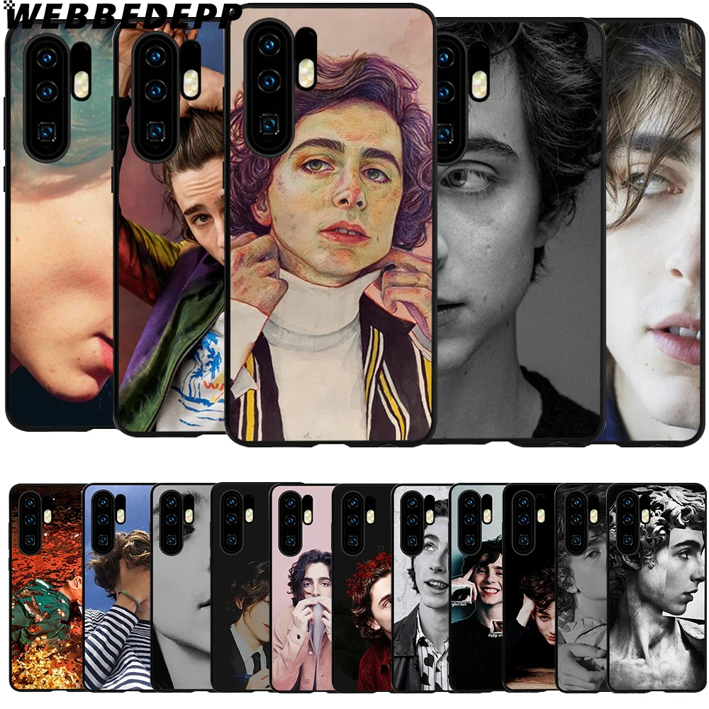 

WEBBEDEPP Timothee Chalamet Soft TPU Case Cover for Huawei P8 P9 P10 P20 P30 Lite Pro P Smart 2019
