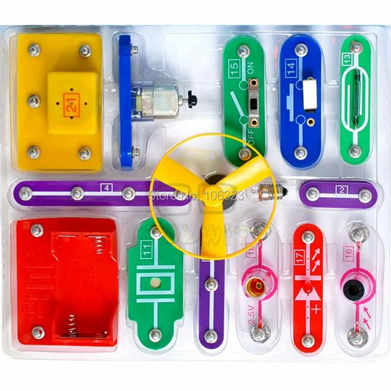 Teacher Wang W 58, Electronic Block Kit, A LAB for Electronic