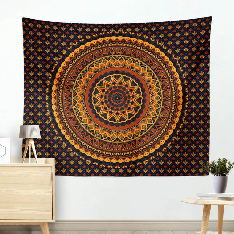 Indian Mandala Tapestry Wall Hanging HD Pixel Boho Decor Art Wall Cloth Tapestry Psychedelic Wall Carpet Throw Blanket Bedspread Indian Mandala Tapestry Wall Hanging HD Pixel Boho Decor Art Wall Cloth Tapestry Psychedelic Wall Carpet Throw Blanket Bedspread
