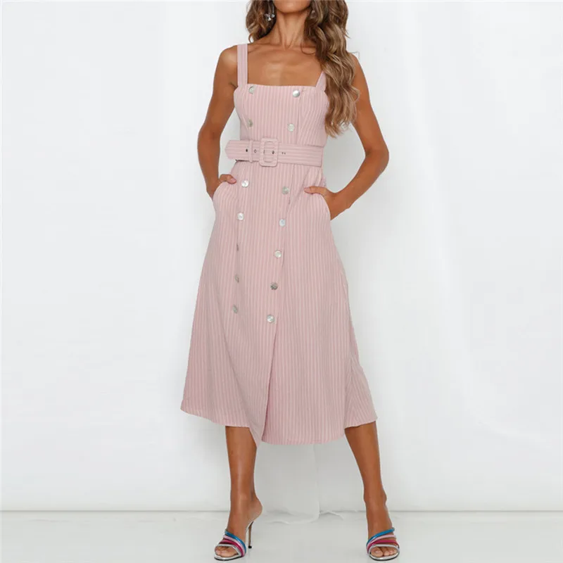 

JAYCOSIN 2019 Dress Women's Summer Sleeveless Casual Loose Swing T-Shirt Dress with Pockets Dress Fashion Sexy Casual Vestido 4