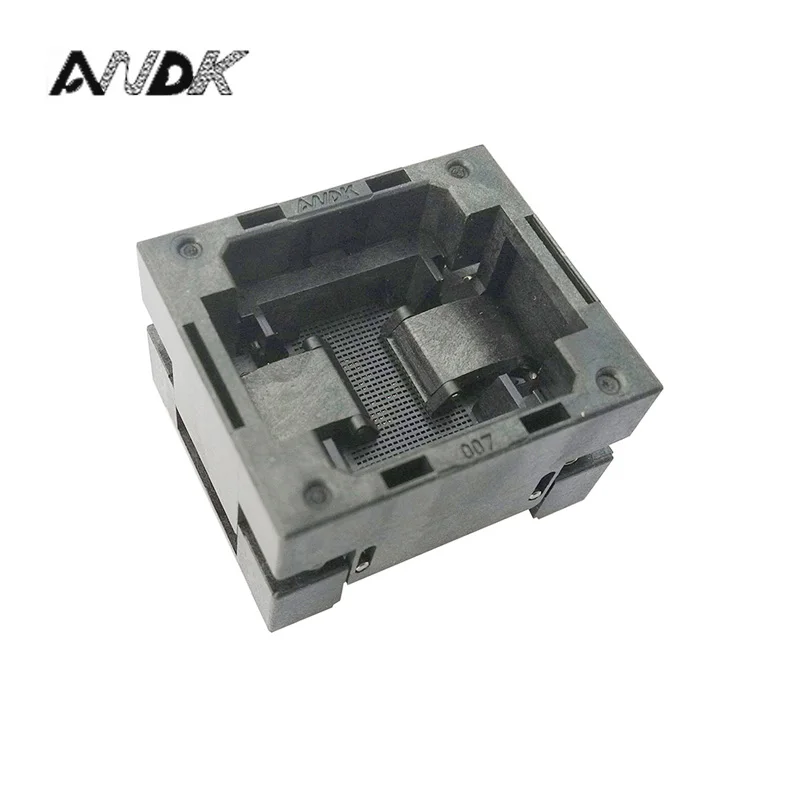 

BGA72 OPEN TOP Burn in socket pitch 1.0mm IC size 10*10mm BGA72(10*10)-1.0-TP01/50N BGA72 VFBGA72 burn in programmer socket
