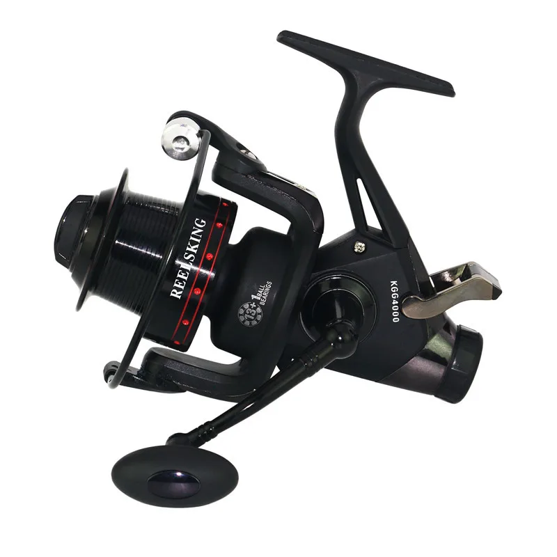 Double Drag Rear Spinning Fishing Reel 5.21 CNC Metal Handle Dual