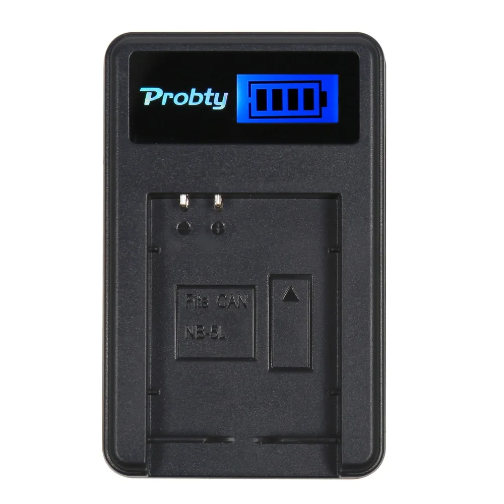 

Probty NB-5L NB5L NB 5L LCD Battery Charger for Canon Powershot S100 SX230 HS SX210 ISSD790 IS SD950 SD900 SD990 z1