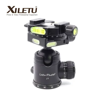 

XILETU XPC-60B 360 Degree Panoramic Clamp Aluminum Alloy Adapter Quick Release Plate With 3 horizontal beads