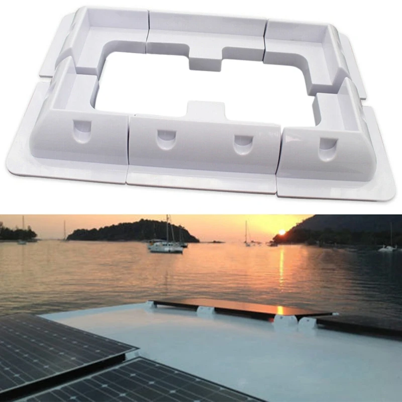 6 шт. эко панели солнечных батарей угловой боковой Монтажный кронштейн комплект для караван яхты лодки Rv