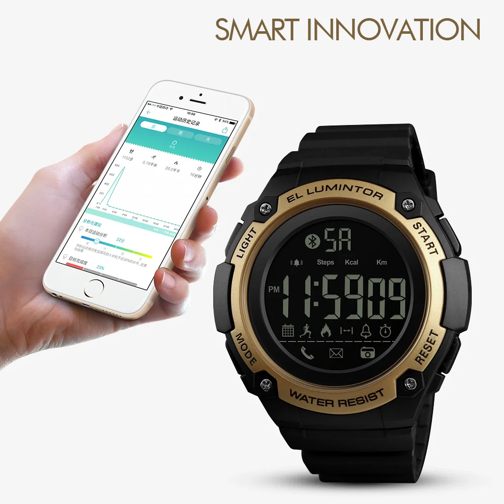 men's smart digital watch